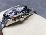 AF Factory Longines Conquest Chronograph L3.835.4.72.6 42mm Full Steel Strap Black Eyes White Dial - Image 6