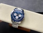 AF Factory Longines Conquest Chronograph L3.835.4.91.2 42mm Full Steel Strap White Eyes Blue Dial - Image 5