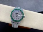 AMG Factory Audemars Piguet Royal Oak Selfwinding 15400 41mm Green Diamond Bezel Full Green White Diamond Steel Arabic Number Diamond Dial - Image 5