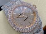 AMG Factory Audemars Piguet Royal Oak Selfwinding 15400 41mm Full Diamond Rose Gold Diamond Dial - Image 2