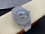 AMG Factory Audemars Piguet Royal Oak Selfwinding 15400 41mm Full Diamond Steel Diamond Baguette Dial - Image 3
