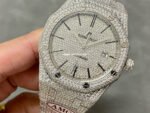 AMG Factory Audemars Piguet Royal Oak Selfwinding 15400 41mm Full Diamond Steel Diamond Dial - Image 3