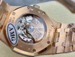 AMG Factory Audemars Piguet Royal Oak Selfwinding 15400 41mm Full Rose Gold Diamond Arabic Number Diamond Dial - Image 6