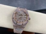 AMG Factory Audemars Piguet Royal Oak Selfwinding 15400 41mm Full Rose Gold Diamond Diamond Dial - Image 4