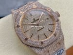 AMG Factory Audemars Piguet Royal Oak Selfwinding 15400 41mm Full Rose Gold Diamond Diamond Dial - Image 2