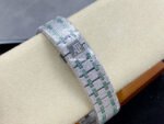 AMG Factory Audemars Piguet Royal Oak Selfwinding 15400 41mm Green Diamond Bezel Full Green White Diamond Steel Arabic Number Diamond Dial - Image 8