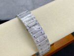 AMG Factory Cartier Full Diamond Santos 40mm Diamond Steel Roman Number Diamond Dial - Image 8