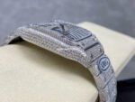 AMG Factory Cartier Full Diamond Santos 40mm Diamond Steel Roman Number Diamond Dial - Image 5