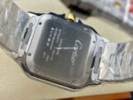 AMG Factory Cartier Full Diamond Santos 40mm Gold Diamond Steel Color Arabic Number Diamond Dial - Image 8
