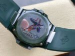 AMG Factory Customer Made Patek Philippe Nautilus PP5711 40mm Ceramics Dark Green Rubber Strap Sky Blue Dial - Image 7