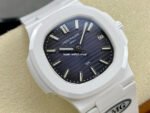 AMG Factory Customer Made Patek Philippe Nautilus PP5711 40mm Ceramics White Rubber Strap Grey Dial - Image 2
