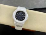 AMG Factory Customer Made Patek Philippe Nautilus PP5711 40mm Ceramics White Rubber Strap Grey Dial - Image 4
