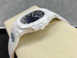 AMG Factory Customer Made Patek Philippe Nautilus PP5711 40mm Ceramics White Rubber Strap Grey Dial - Image 6