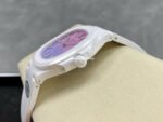 AMG Factory Customer Made Patek Philippe Nautilus PP5711 40mm Ceramics White Rubber Strap Pink Blue Dial - Image 6