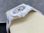 AMG Factory Customer Made Patek Philippe Nautilus PP5711 40mm Ceramics White Rubber Strap White Dial - Image 6