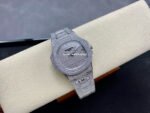 AMG Factory Patek Philippe Nautilus PP5711 40mm Small Diamond Bezel White Gold Diamond Baguette Diamond Silver Dial - Image 4
