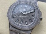 AMG Factory Patek Philippe Nautilus PP5711 40mm Small Diamond Bezel White Gold Diamond Diamond Silver Dial - Image 3