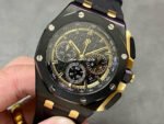 APF Factory Audemars Piguet Royal Oak Chronograph 26420CE.OO.A127CR.01 43mm Ceramic Rubber Strap Black Dial - Image 3