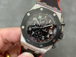 APF Factory Audemars Piguet Royal Oak Offshore Chronograph 26470SO.OO.A002CA.01 42mm Steel Rubber Strap Arabic Numerals Black Dial - Image 3