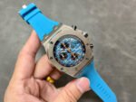 APF Factory Audemars Piguet Royal Oak Offshore Chronograph 26238ST.OO.A340CA.01 42mm Steel Blue Rubber Strap Arabic Numerals Blue Dial - Image 4