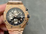 APF Factory Audemars Piguet Royal Oak Offshore Chronograph 26470OR.OO.1000OR.02 42mm Full Rose Gold Black Dial
