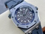 APF Factory Audemars Piguet Royal Oak Offshore Diver 15720ST.OO.A009CA.01 42mm Steel Rubber Strap Grey Dial - Image 2