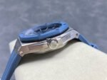 APP Factory Audemars Piguet Royal Oak Offshore 15605SK.OO.A350CA.01 43mm Steel Rubber Strap Gradient Blue Dial - Image 6