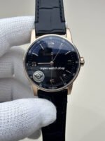 APS Factory Audemars Piguet Code 11.59 15210OR.OO.A028CR.01 41mm Rose Gold Leather Strap Arabic Numerals Blue Dial