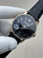 APS Factory Audemars Piguet Code 11.59 15210OR.OO.A028CR.01 41mm Rose Gold Leather Strap Arabic Numerals Blue Dial - Image 3