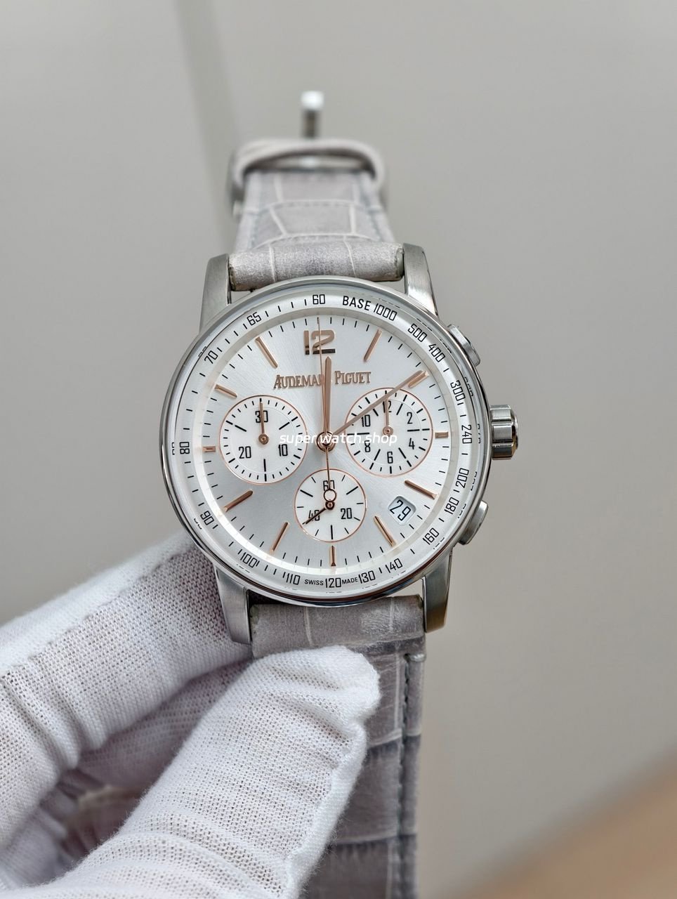 APS-Factory-Audemars-Piguet-Code-11.59-26393CR.OO_.A008KB.01-41mm-Rose-GoldSteel-Canvas-Strap-Silver-Dial-1.jpeg APS Factory Audemars Piguet Code 11.59 26393CR.OO.A008KB.01 41mm Rose Gold Steel Canvas Strap Silver Dial - Image 1