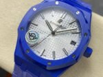APS Factory Audemars Piguet Royal Oak 15500 Full Blue Ceramic Silver Dial - Image 3