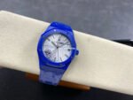 APS Factory Audemars Piguet Royal Oak 15500 Full Blue Ceramic Silver Dial - Image 5