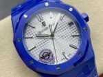 APS Factory Audemars Piguet Royal Oak 15500 Full Blue Ceramic Silver Dial - Image 2