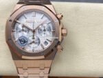 APS Factory Audemars Piguet Royal Oak Chronograph 26240OR.OO.1320OR.02 41mm Full Rose Gold Silver Dial