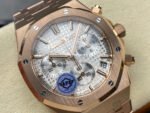 APS Factory Audemars Piguet Royal Oak Chronograph 26240OR.OO.1320OR.02 41mm Full Rose Gold Silver Dial - Image 2