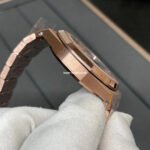 APS Factory Audemars Piguet Royal Oak Frosted Selfwinding 15454OR.GG.1259OR.01 37mm Full Frosted Rose Gold Dial Silver White Dial - Image 5