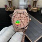 APS Factory Audemars Piguet Royal Oak Frosted Selfwinding 15454OR.GG.1259OR.03 37mm Full Frosted Rose Gold Dial Rose Gold Dial - Image 2