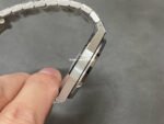 APS Factory Audemars Piguet Royal Oak Frosted Selfwinding 15410 41mm Full Frosted Steel White Dial - Image 5