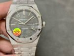 APS Factory Audemars Piguet Royal Oak Frosted Selfwinding 15410 41mm Full Frosted Steel Grey Dial