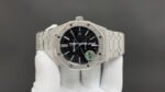 APS Factory Audemars Piguet Royal Oak Frosted Selfwinding 15410 41mm Full Frosted Steel Black Dial - Image 3