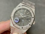 APS Factory Audemars Piguet Royal Oak Frosted Selfwinding 15410 41mm Full Frosted Steel Grey Dial - Image 3