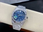 APS Factory Audemars Piguet Royal Oak Frosted Selfwinding 15410 41mm Full Frosted Steel Blue Dial - Image 5