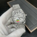APS Factory Audemars Piguet Royal Oak Frosted Selfwinding 15454OR.GG.1259OR.03 37mm Full Frosted Steel Silver Dial - Image 3