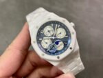 APS Factory Audemars Piguet Royal Oak Perpetual Calendar Selfeinding 41mm 26579CB.OO.1225CB.01 Full White Ceramic Blue Dial - Image 2