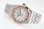 APS Factory Audemars Piguet Royal Oak Selfwinding 37mm 15450SR.OO.1256SR.01 Two-Tone Rose Gold Steel Silver Dial - Image 5