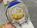 APS Factory Audemars Piguet Royal Oak Selfwinding 41mm 15400ST.OO.1220ST.04 Rubber Strap Silver Dial - Image 7