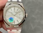 APS Factory Audemars Piguet Royal Oak Selfwinding 41mm 15400ST.OO.1220ST.04 Rubber Strap Silver Dial