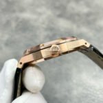 APS Factory Audemars Piguet Royal Oak Selfwinding 41mm 15500OR.OO.D002CR.01 Rose Gold Black Leather Black Dial - Image 6