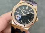APS Factory Audemars Piguet Royal Oak Selfwinding 41mm 15510OR.OO.D002CR.02 Rose Gold Leather Black Dial - Image 3