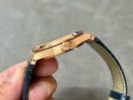 APS Factory Audemars Piguet Royal Oak Selfwinding 41mm 15510OR.OO.D315CR.02 Rose Gold Leather Blue Dial - Image 5